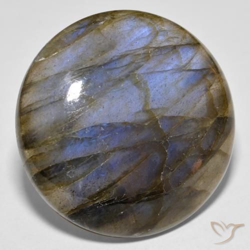 Labradorite Multicolore naturelle Tour, 33.19 ct, Translucide
