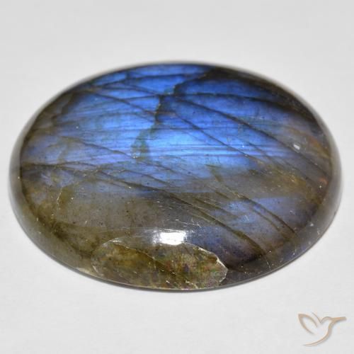 Labradorite Multicolore naturelle Tour, 33.19 ct, Translucide