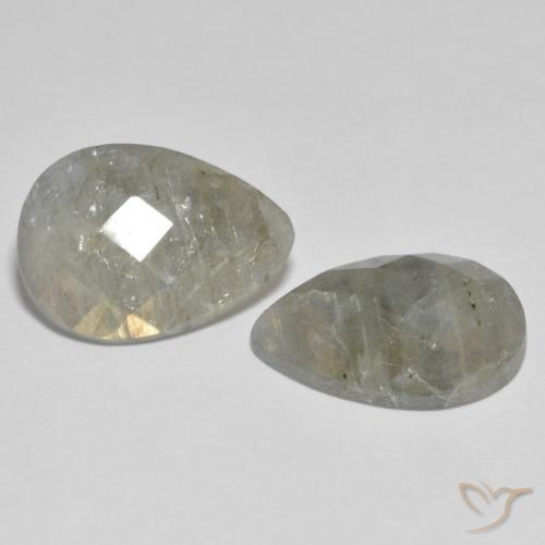 Shop natural 13.66ct Multicolore Labradorite gems, En forme de poire, from Madagascar at GemSelect. In stock, global shipping!