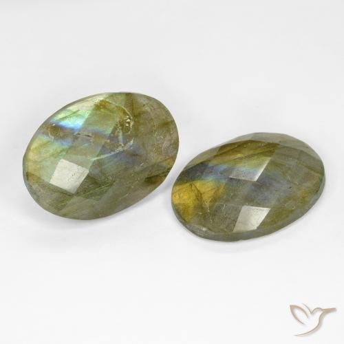 Shop natural 15.65ct Multicolore Labradorite gems, ovale, from Madagascar at GemSelect. In stock, global shipping!