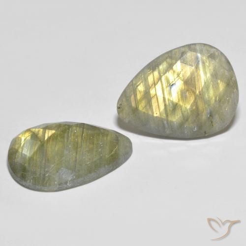 Shop natural 18.77ct Multicolore Labradorite gems, En forme de poire, from Madagascar at GemSelect. In stock, global shipping!