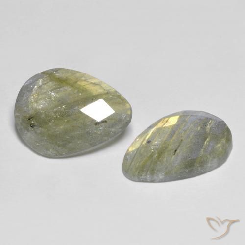 Shop natural 9.34ct Multicolore Labradorite gems, En forme de poire, from Madagascar at GemSelect. In stock, global shipping!