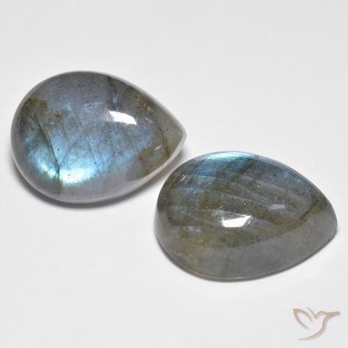 Shop natural 19.78ct Multicolore Labradorite gems, En forme de poire, from Madagascar at GemSelect. In stock, global shipping!
