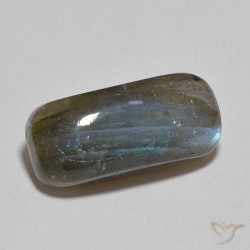 Labradorite Multicolore naturelle Coussin, 8.99 ct, Translucide