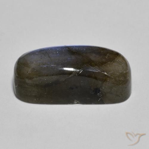 Labradorite Multicolore naturelle Coussin, 10.31 ct, Translucide