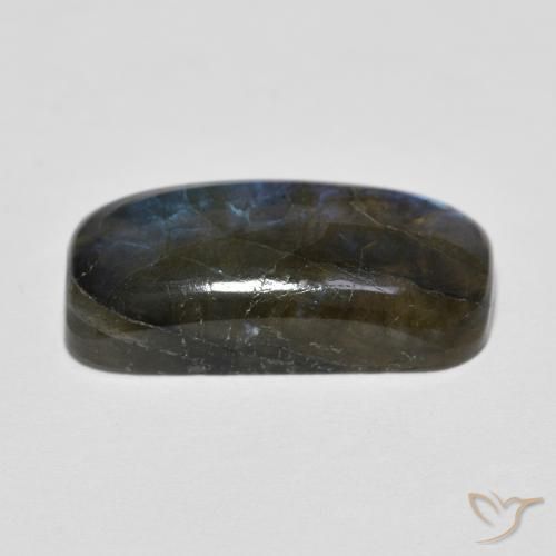 Labradorite Multicolore naturelle Coussin, 7.16 ct, Translucide