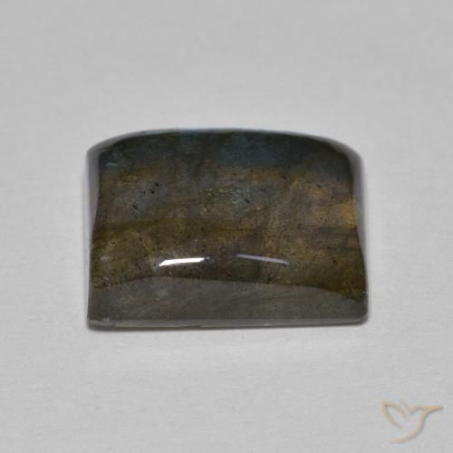 Labradorite Multicolore naturelle Baquette, 5.45 ct, Translucide