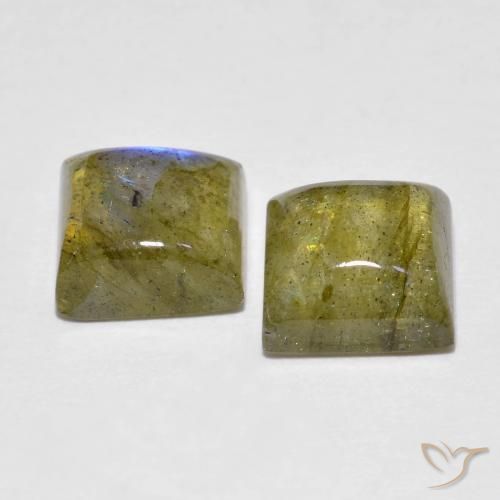 Shop natural 3.96ct Multicolore Labradorite gems, Carré, from Madagascar at GemSelect. In stock, global shipping!