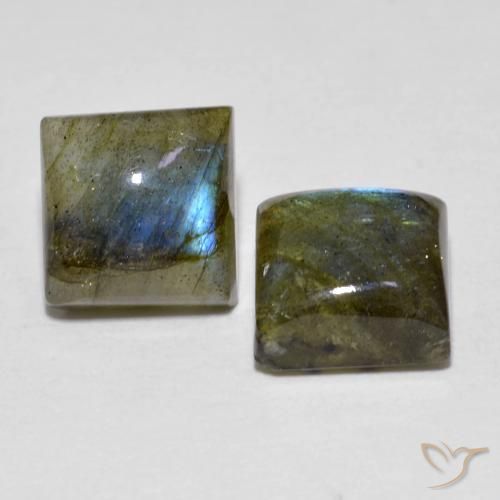 Shop natural 4.42ct Multicolore Labradorite gems, Carré, from Madagascar at GemSelect. In stock, global shipping!