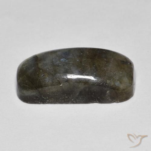 Labradorite Multicolore naturelle Coussin, 8.10 ct, Translucide
