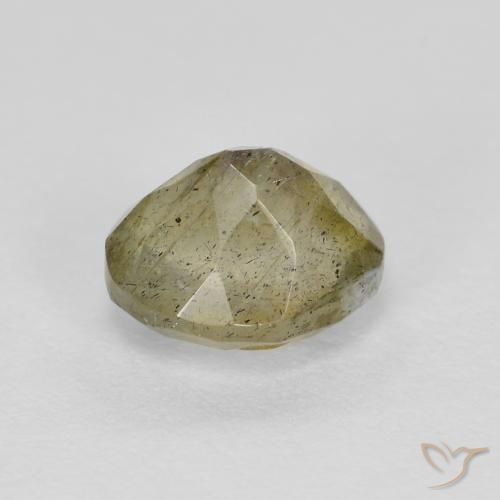 Labradorite Multicolore naturelle ovale, 1.22 ct, Translucide