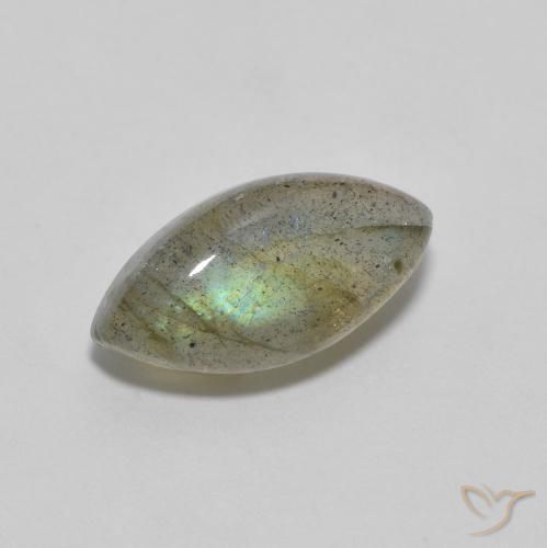 Labradorite Multicolore naturelle Marquise, 2.46 ct, Translucide