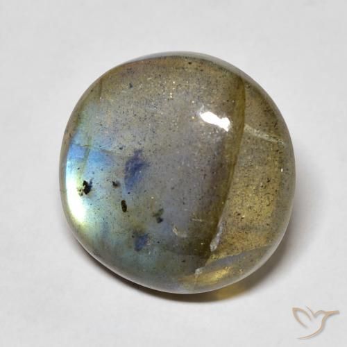 Labradorite Multicolore naturelle Tour, 12.68 ct, Translucide