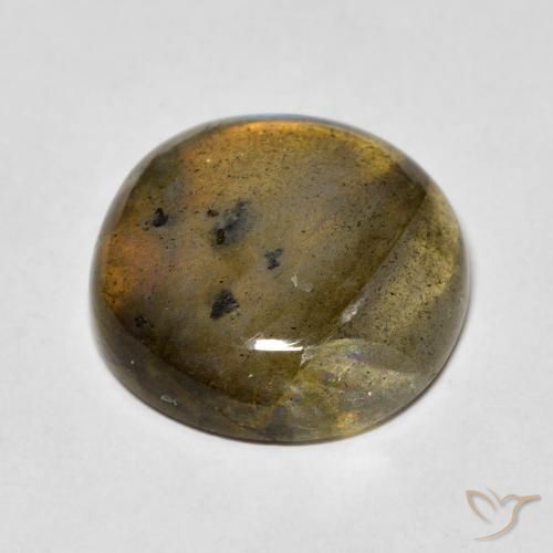 Labradorite Multicolore naturelle Tour, 12.68 ct, Translucide