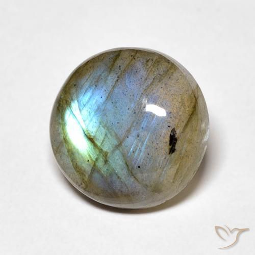 Labradorite Multicolore naturelle Tour, 4.89 ct, Translucide