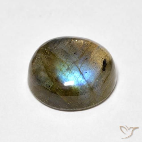 Labradorite Multicolore naturelle Tour, 4.89 ct, Translucide