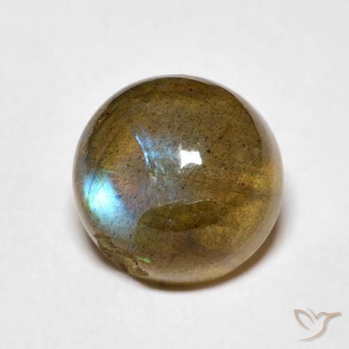 Labradorite Multicolore naturelle Tour, 3.68 ct, Translucide