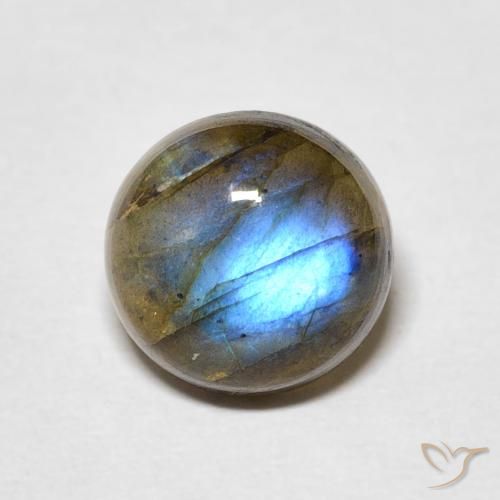 2.24ct Naturel Multicolore Labradorite, Tour, Translucide