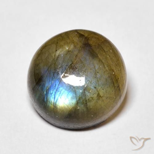 Labradorite Multicolore naturelle Tour, 5.91 ct, Translucide