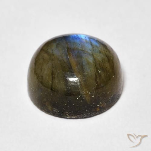 Labradorite Multicolore naturelle Tour, 5.91 ct, Translucide