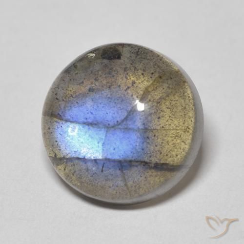 Labradorite Multicolore naturelle Tour, 6.24 ct, Translucide