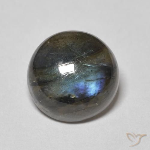4.18ct Naturel Multicolore Labradorite, Tour, Translucide