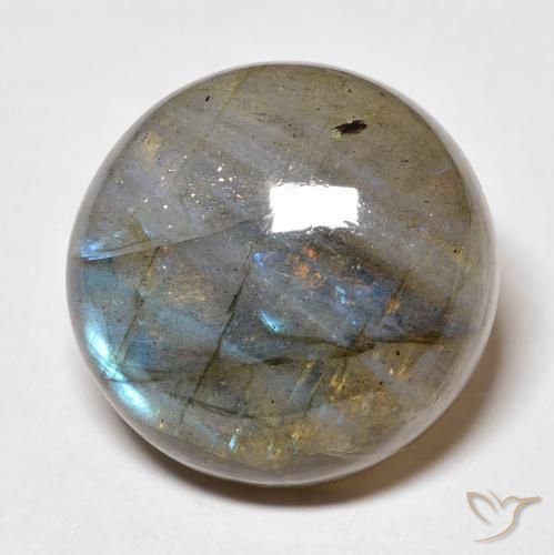 Labradorite Multicolore naturelle Tour, 19.73 ct, Translucide