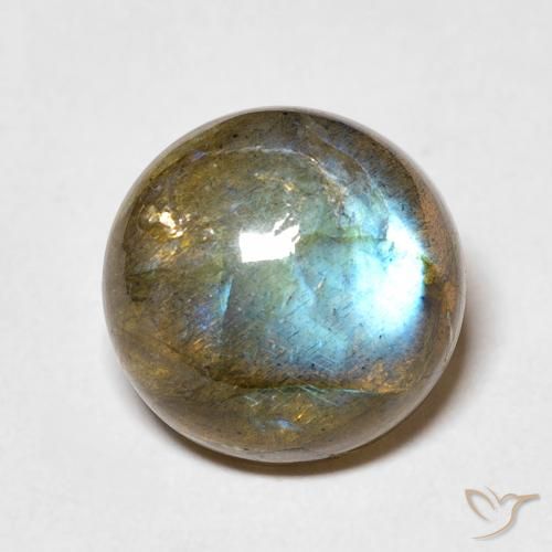 Labradorite Multicolore naturelle Tour, 5.86 ct, Translucide