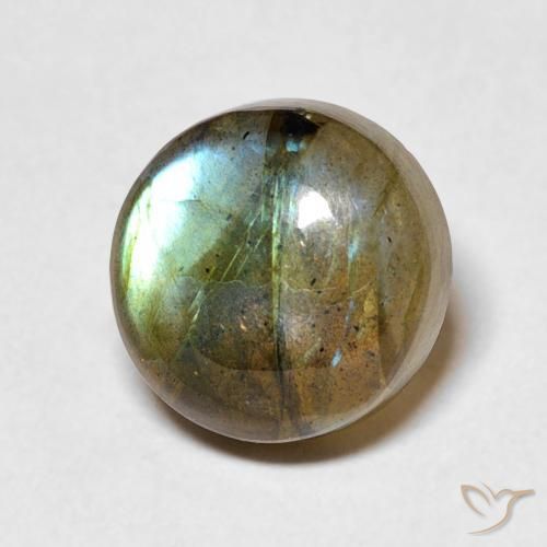 4.42ct Naturel Multicolore Labradorite, Tour, Translucide
