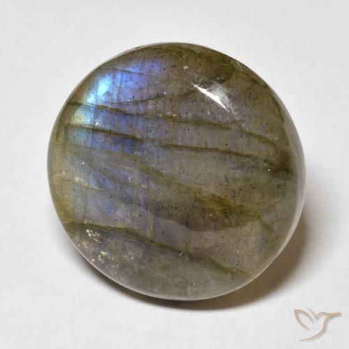 Labradorite Multicolore naturelle Tour, 19.06 ct, Translucide