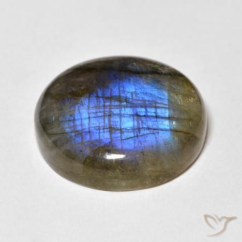 Labradorite Multicolore naturelle Tour, 19.06 ct, Translucide
