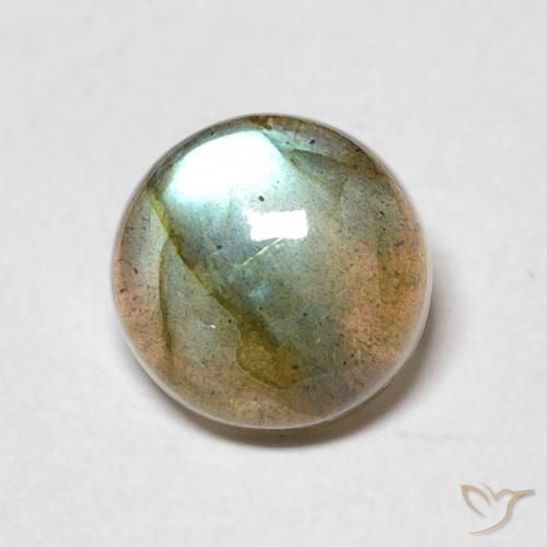 2.05ct Naturel Multicolore Labradorite, Tour, Translucide