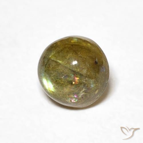 Labradorite Multicolore naturelle Tour, 0.57 ct, Translucide