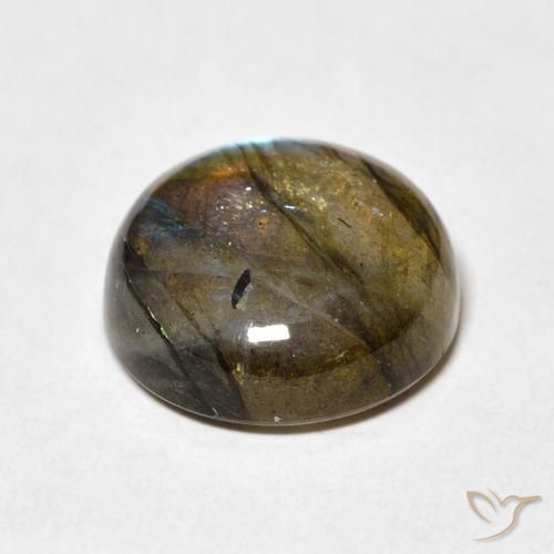 Labradorite Multicolore naturelle Tour, 7.62 ct, Translucide
