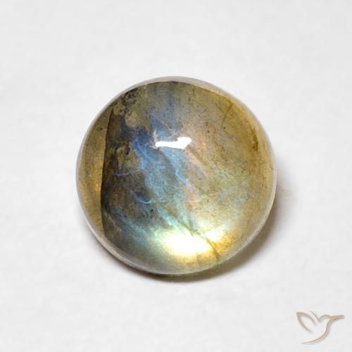 Labradorite Multicolore naturelle Tour, 1.45 ct, Translucide