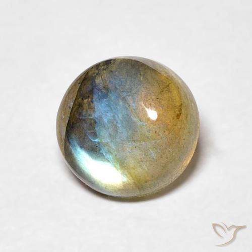 Labradorite Multicolore naturelle Tour, 1.45 ct, Translucide