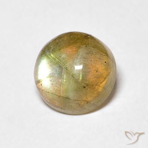 Labradorite Multicolore naturelle Tour, 1.48 ct, Translucide