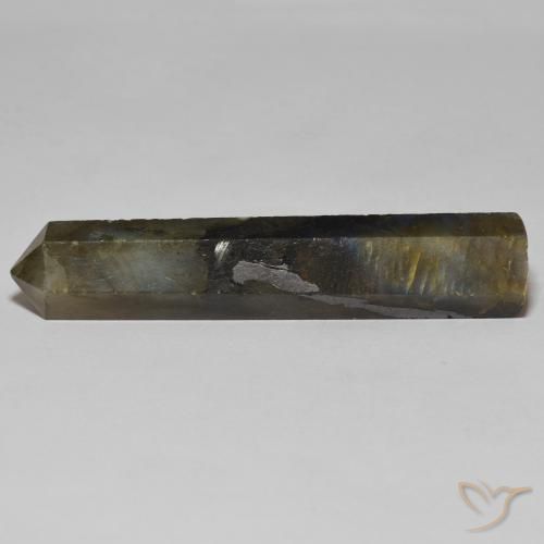 Labradorite Multicolore naturelle Fantaisie, 38.92 ct, Opaque