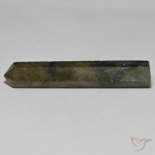 Labradorite Multicolore naturelle Fantaisie, 33.69 ct, Opaque
