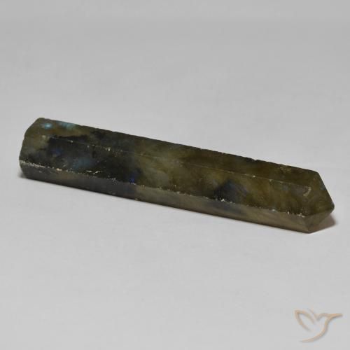 Labradorite Multicolore naturelle Fantaisie, 33.69 ct, Opaque