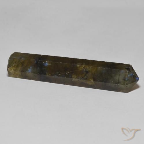 Labradorite Multicolore naturelle Fantaisie, 34.84 ct, Opaque