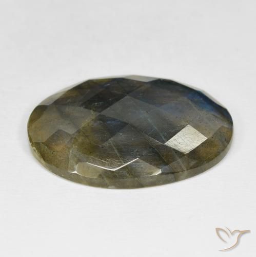 Labradorite Multicolore naturelle ovale, 26.37 ct, Opaque