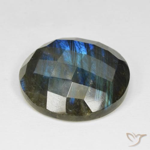 Labradorite Multicolore naturelle Tour, 40.65 ct, Opaque