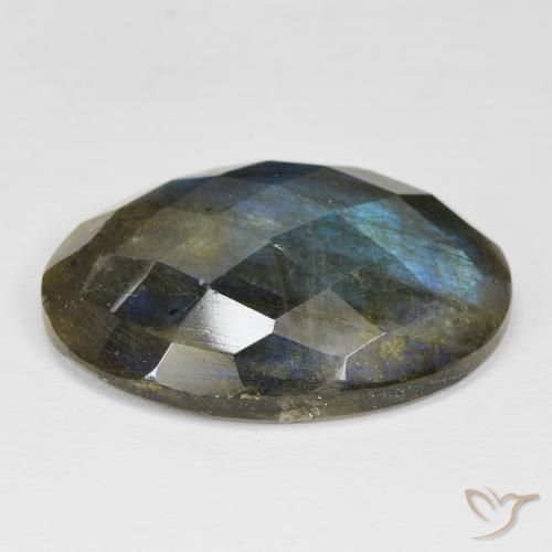 Labradorite Multicolore naturelle ovale, 45.71 ct, Opaque
