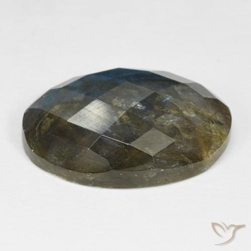 Labradorite Multicolore naturelle ovale, 17.59 ct, Opaque