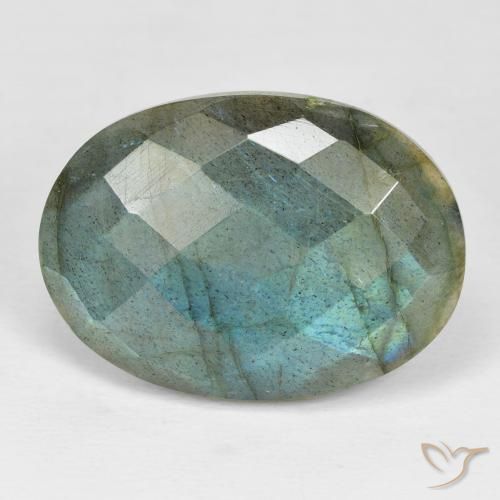 20.14ct Naturel Multicolore Labradorite, ovale, Opaque