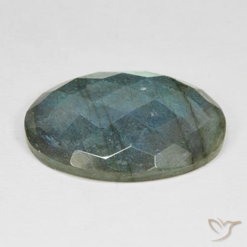 Labradorite Multicolore naturelle ovale, 20.14 ct, Opaque