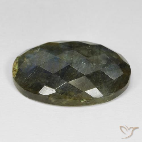 Labradorite Multicolore naturelle ovale, 28.57 ct, Opaque