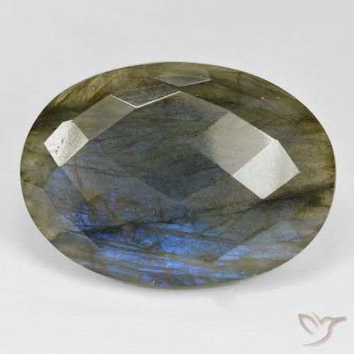 Labradorite Multicolore naturelle ovale, 39.19 ct, Opaque