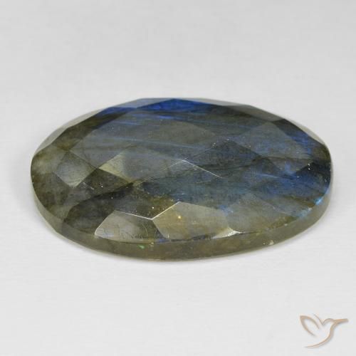 Labradorite Multicolore naturelle ovale, 39.19 ct, Opaque